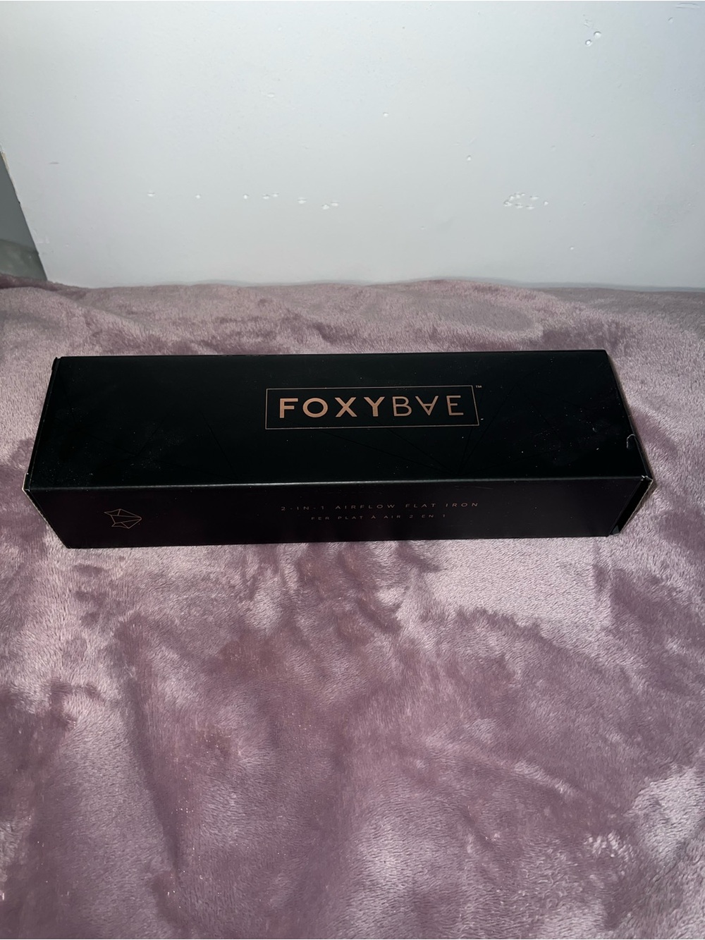 FoxyBae Black Hair Styling Flat Iron - Black